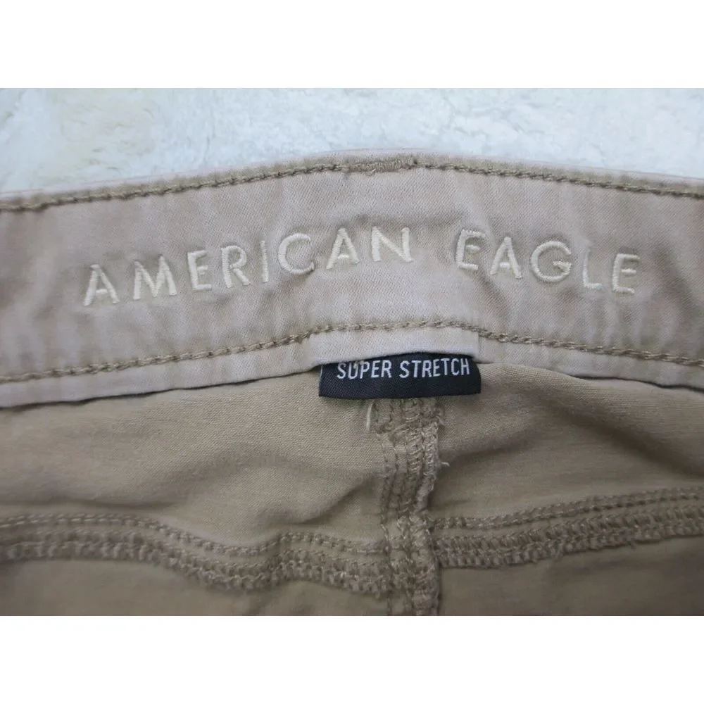 American Eagle Pants‎ Womens Brown 2 Hi-Rise Jegging Jeans Denim Ladies 24x27